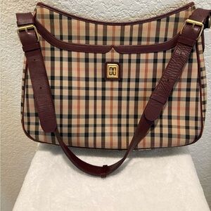 Daks London Signature House Check Handbag